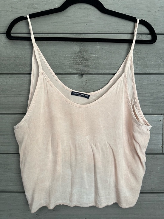 Brandy Melville Tops - Brandy Melville Cropped Tank Top Light Pink OS One Size
